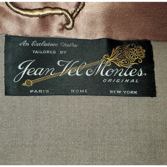 Vintage Mod 50s-60s Wool Midi Swing Coat with Mink Fur Collar Gray Sz S/M - Picture 7 of 7